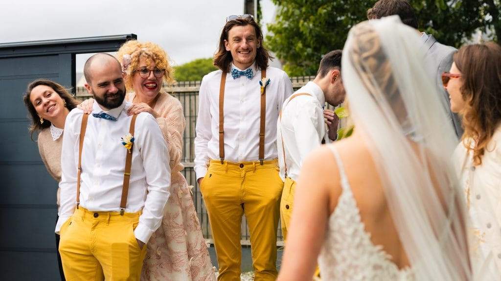 Découverte des mariés (first look) — mariage au Manoir Morgan à Taupont, photo 7