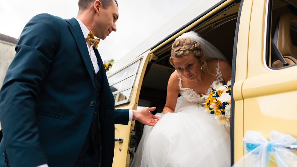 Trajet et arrivée au Manoir Morgan — mariage au Manoir Morgan à Taupont, photo 1