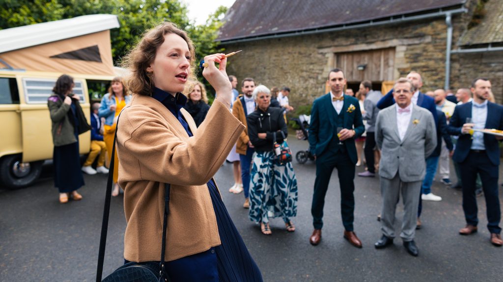 Vin d'honneur et cocktail — mariage au Manoir Morgan à Taupont, photo 3