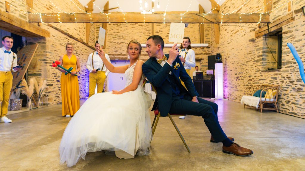 Repas et animations de la soirée — mariage au Manoir Morgan à Taupont, photo 1